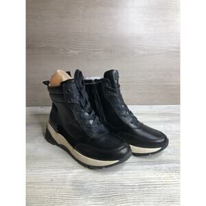 Carmela Women Black Casual Rugged Ankle Boots Size 9 US / 40 Eu